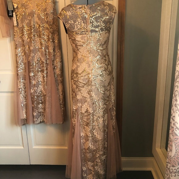 Alex Evenings Petite Emily Embroidered Fit and Flare Dress - Style #8217897 NWT - Picture 11 of 14